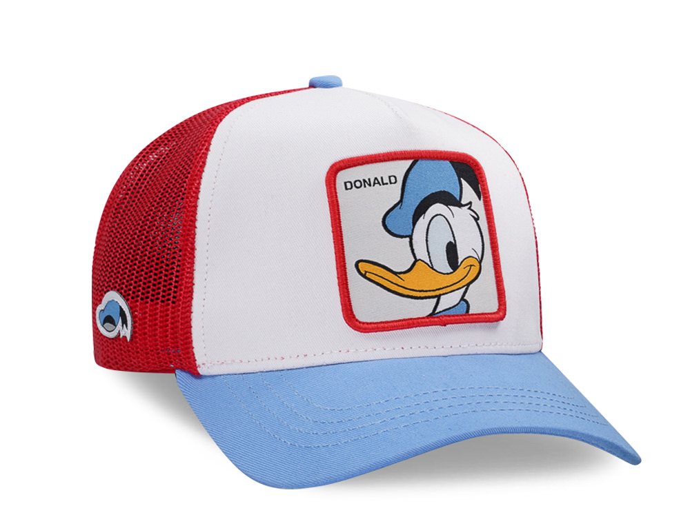 Capslab Disney Donald Duck White Blue Trucker Snapback Casquette