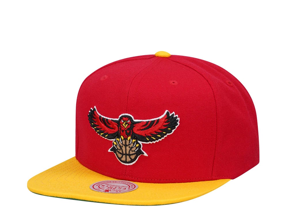 Mitchell & Ness Atlanta Hawks Team Two Tone 2.0 Red Snapback Casquette