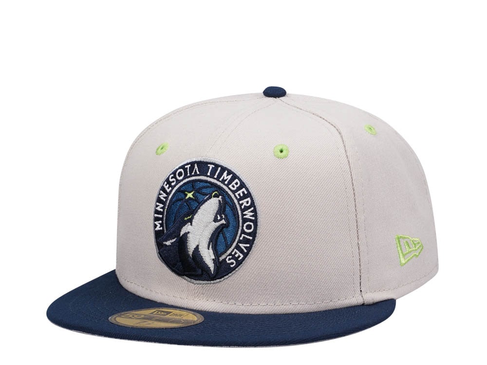 New Era Minnesota Timberwolves Stone Two Tone Edition 59Fifty Fitted Casquette