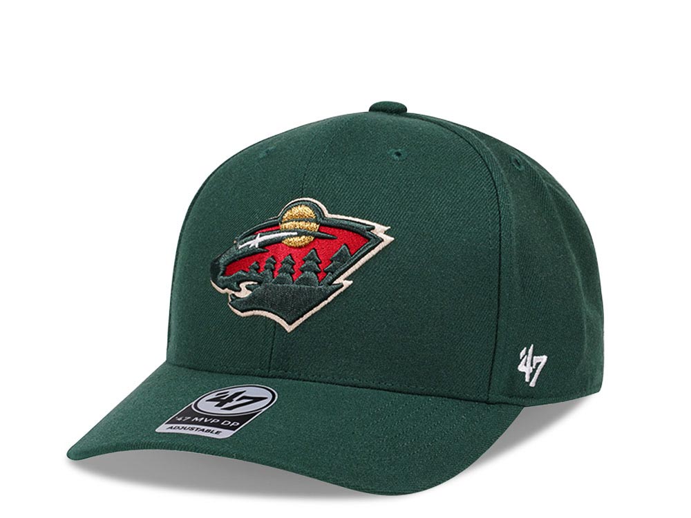 47Brand Minnesota Wild Classic DP Green Cold Zone Snapback Casquette