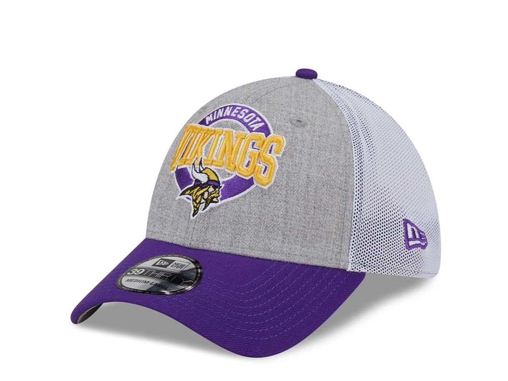 New Era Minnesota Vikings Heather E3 Two Tone Edition 39Thirty Stretch Casquette