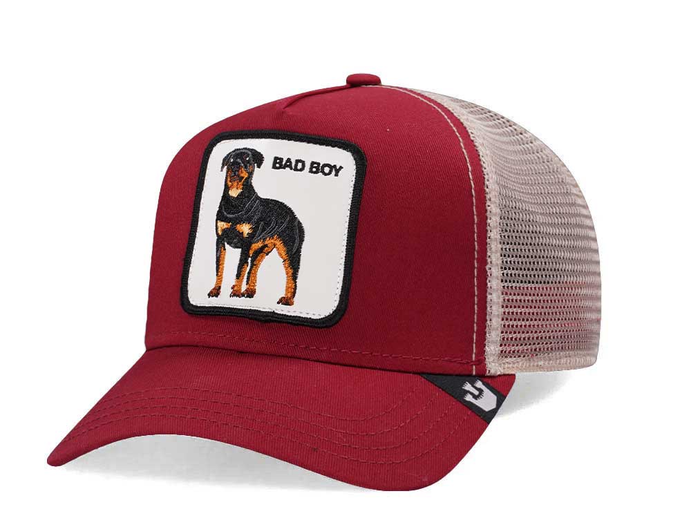 Goorin Bros Baddest Boy Maroon Trucker Snapback Casquette