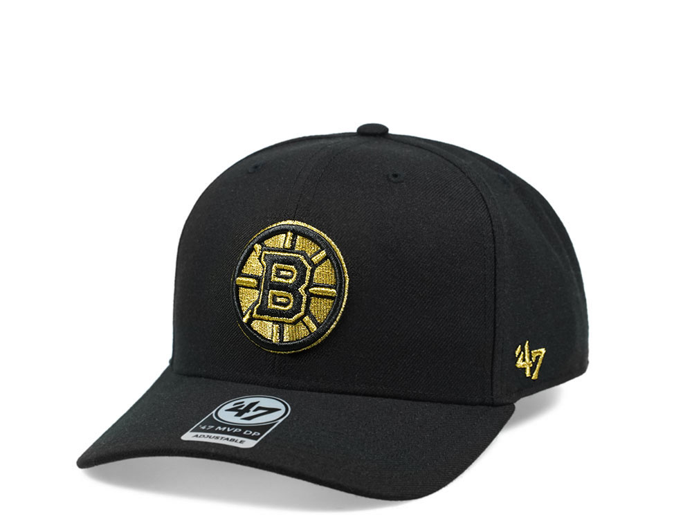 47Brand Boston Bruins Pure Gold Edition Classic DP Snapback Casquette