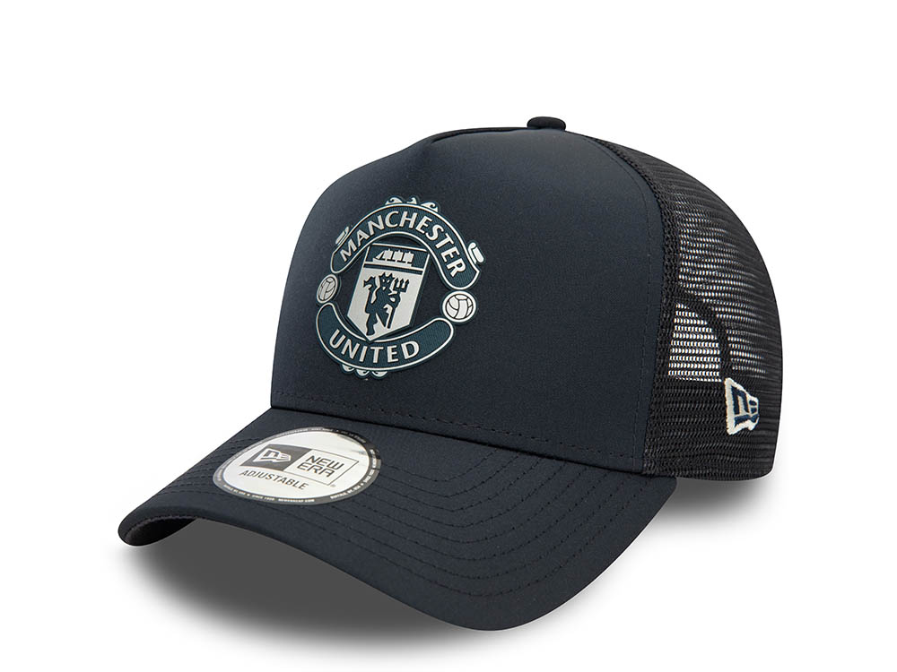 New Era FC Chelsea Black A Frame Trucker Snapback Casquette