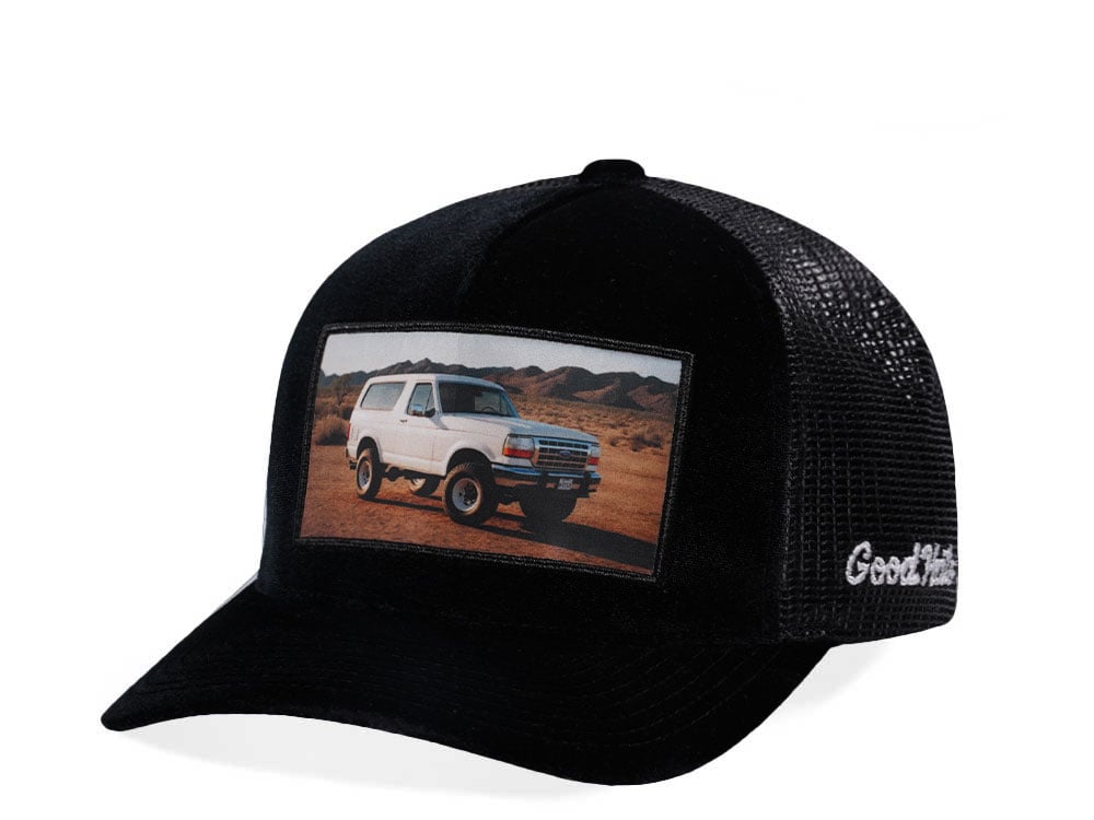 Good Hats The Car Chase Velour Trucker Snapback Casquette