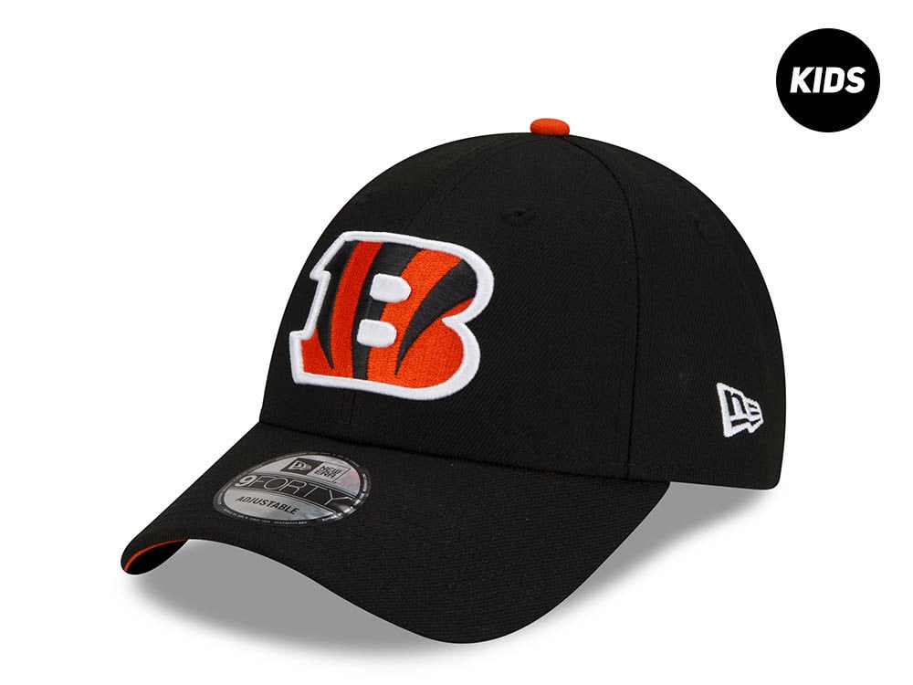 New Era Cincinnati Bengals Black Kids 9Forty Strapback Casquette