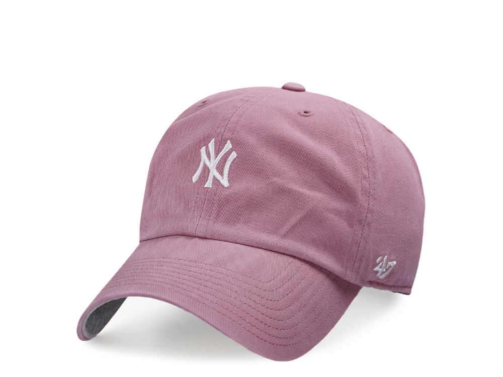 47Brand New York Yankees Mauve Base Runner Clean up Strapback Casquette