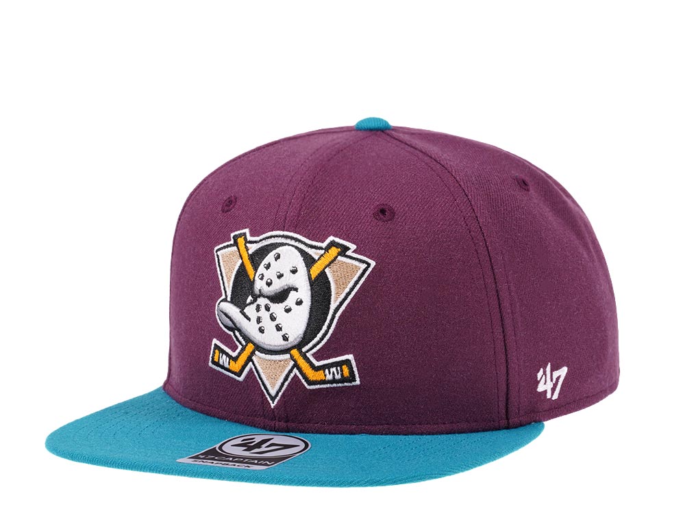 47brand Anaheim Ducks 2Tone Captain Snapback Casquette