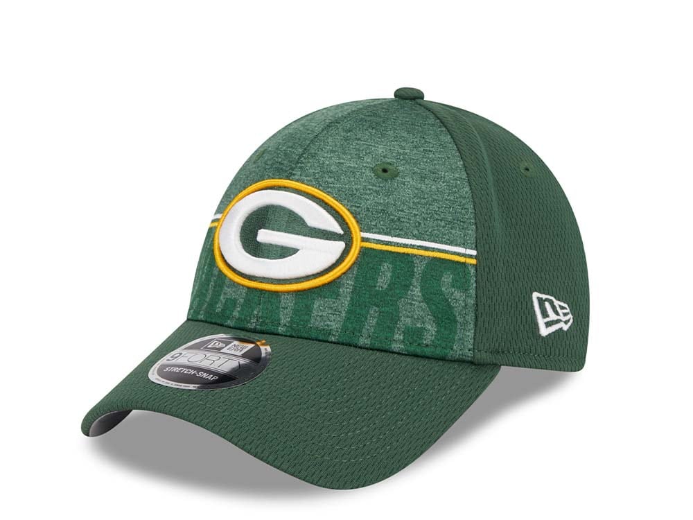 New Era Green Bay Packers NFL Training Camp 23 9Forty Stretch Snapback Casquette