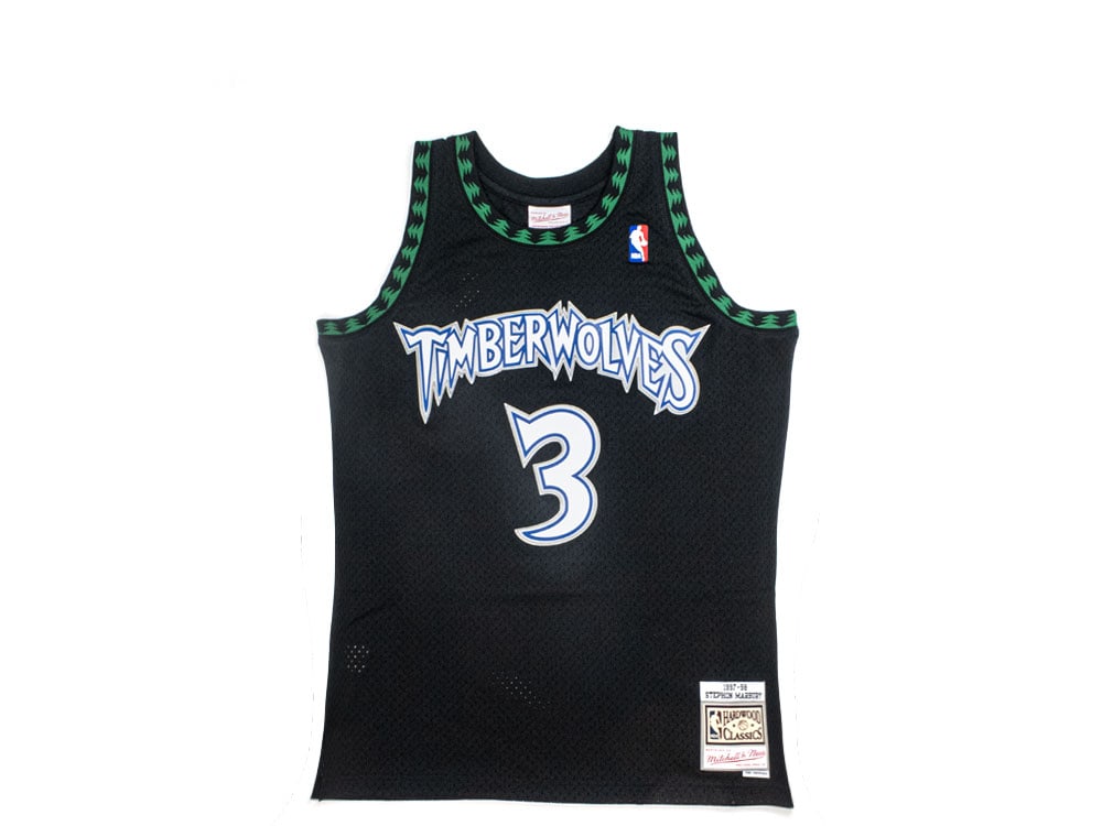 Mitchell & Ness Minnesota Timberwolves - Stephon Marbury Swingman Maillot 2.0 1997-98