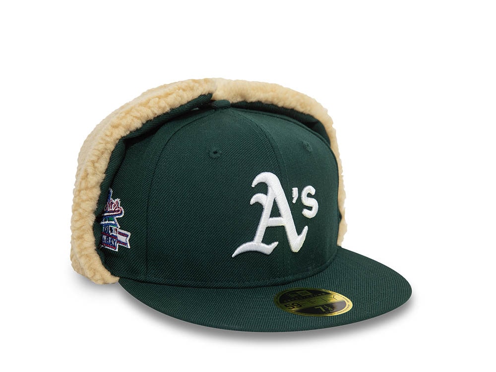 New Era Oakland Athletics World Series Edition Green 59Fifty Dogear Fitted Casquette