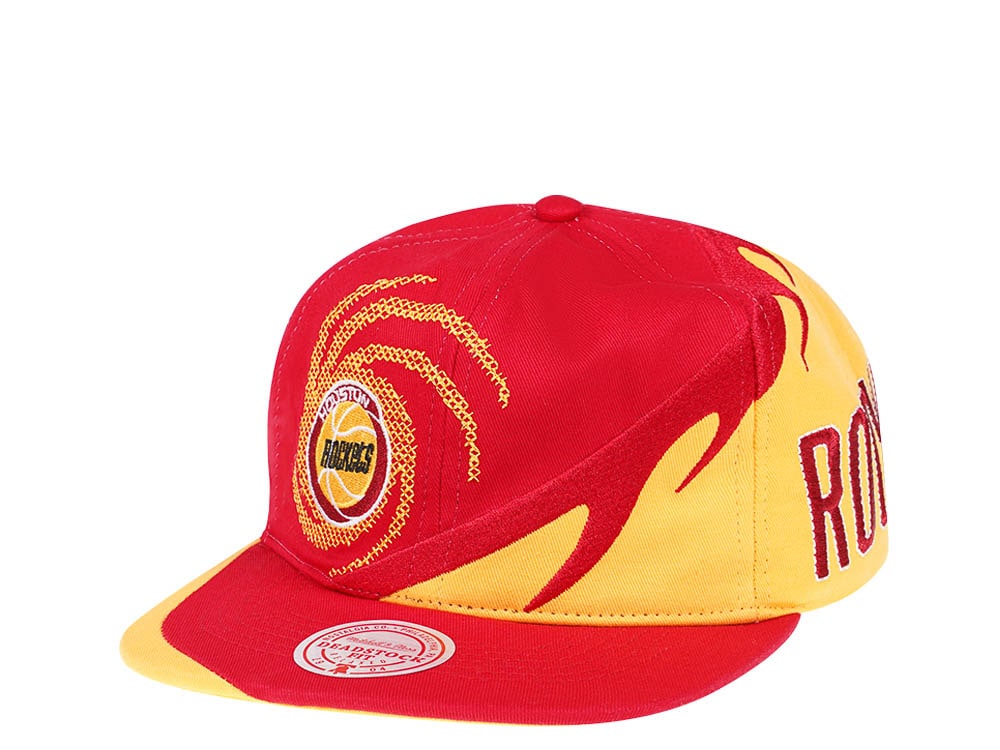 Mitchell & Ness Houston Rockets NBA Spiral Deadstock Hardwood Classic Snapback Casquette