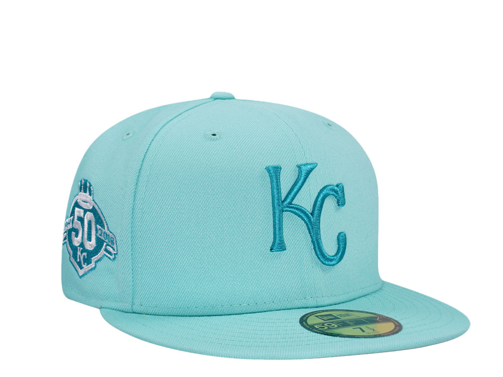 New Era Kansas City Royals 50th Anniversary Teal Edition 59Fifty Fitted Casquette