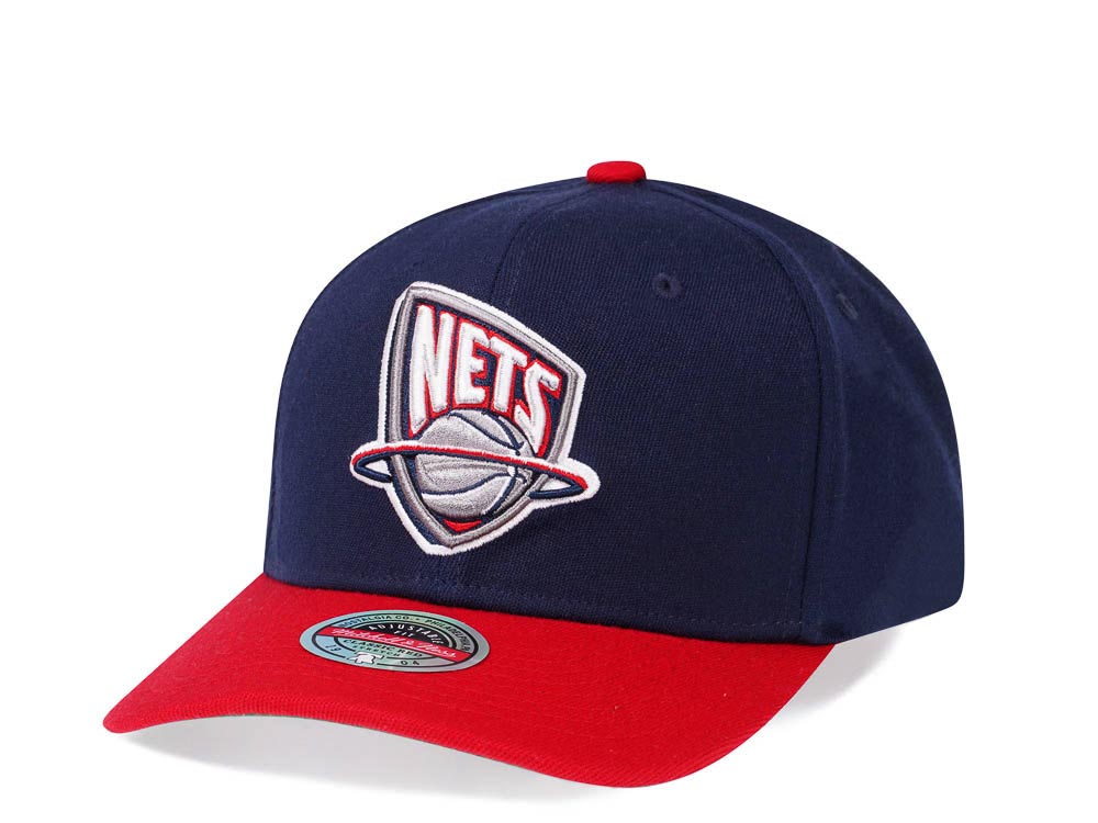 Mitchell & Ness Brooklyn Nets Team Two Tone Red Line Solid Flex Snapback Casquette