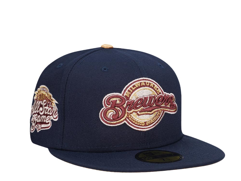 New Era Milwaukee Brewers All Star Game 2002 Cool Gold Edition 59Fifty Fitted Casquette