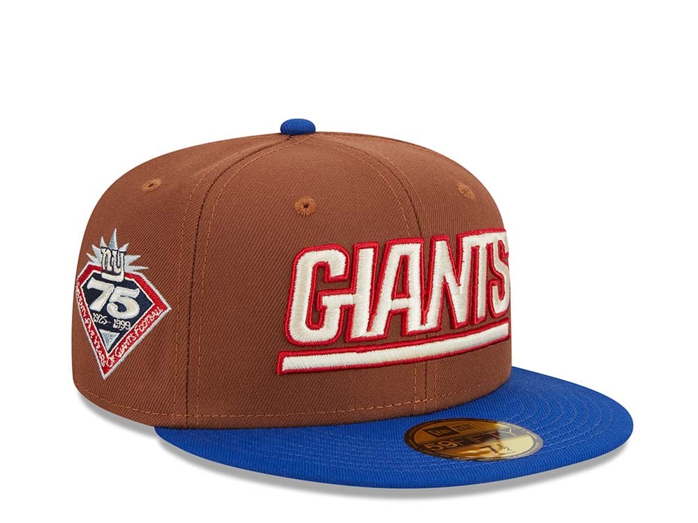 New Era New York Giants 75th Anniversary Harvest Two Tone Edition 59Fifty Fitted Casquette