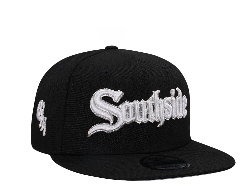 New Era Chicago White Sox Black Metallic Edition 9Fifty Snapback Casquette