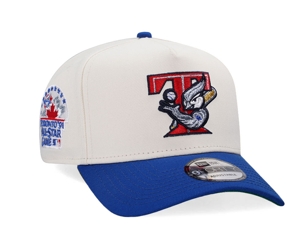 New Era Toronto Blue Jays All Star Game 1991 Chrome Two Tone A Frame 9Forty Snapback Casquette