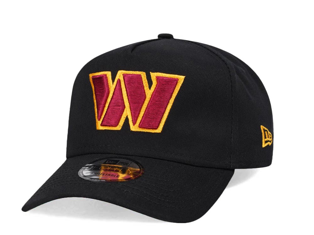 New Era Washington Football Team Black 9Forty A Frame Snapback Casquette