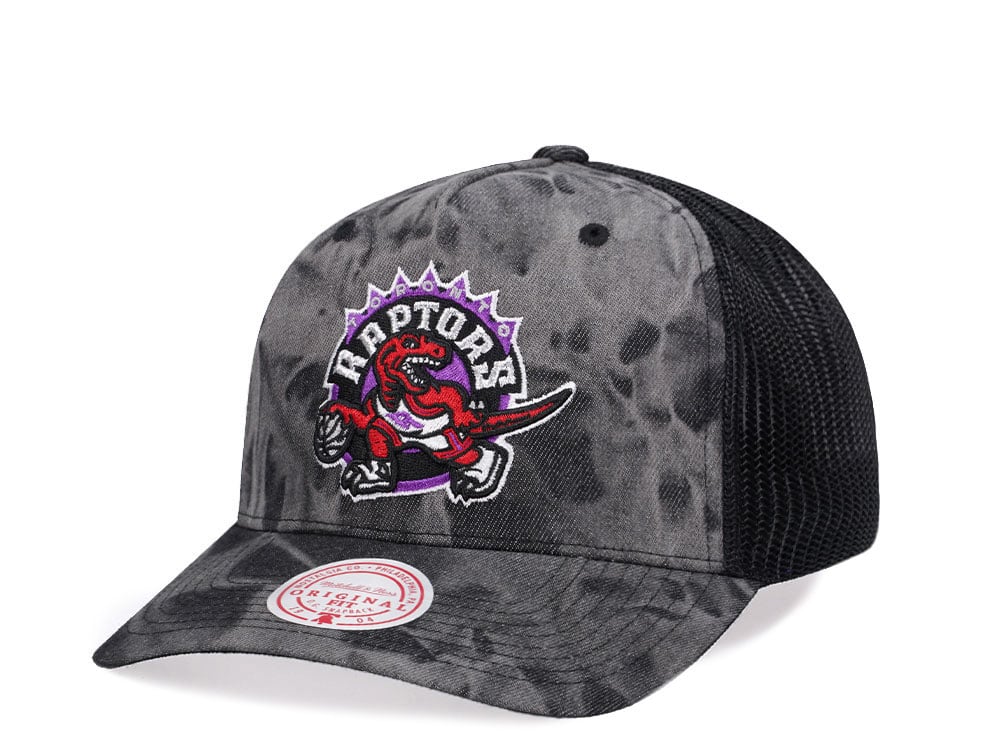 Mitchell & Ness Toronto Raptors Burnt Ends Black Trucker Snapback Casquette