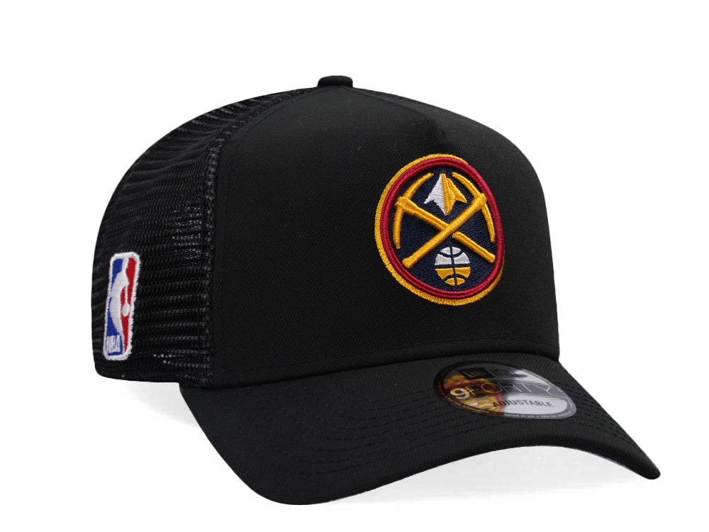 New Era Denver Nuggets Black Classic Edition Trucker A Frame Snapback Casquette