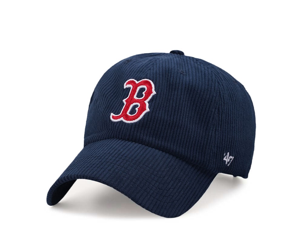 47Brand Boston Red Sox Navy Cord Clean up Snapback Casquette