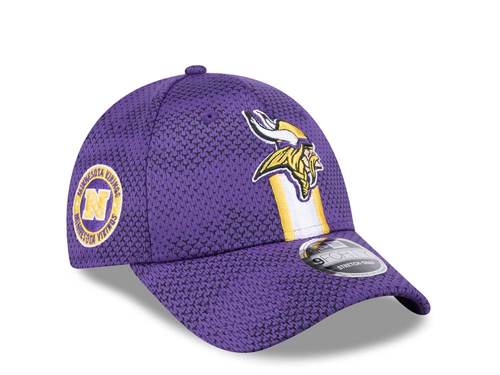 New Era Minnesota Vikings Sideline 2024 9Forty Stretch Snapback Cappellini