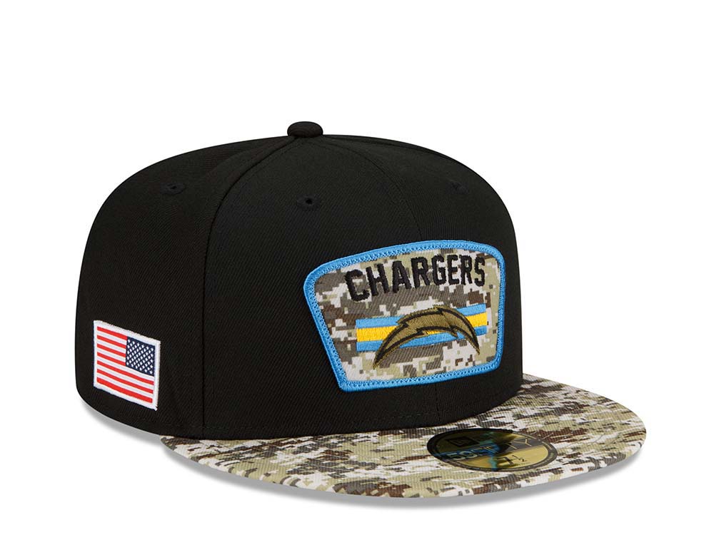 New Era Los Angeles Chargers Salute to Service 21 59Fifty Fitted Casquette