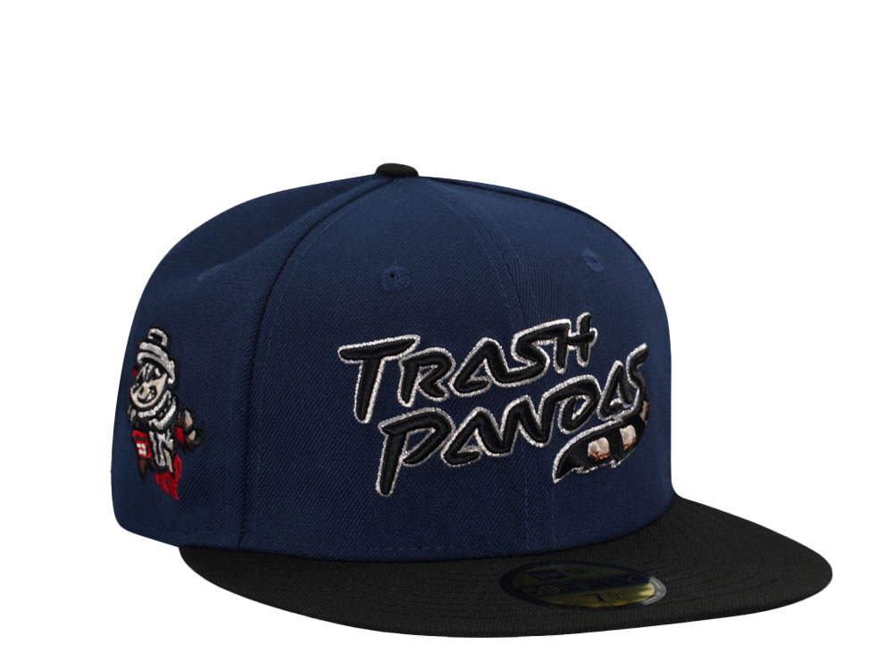 New Era Rocket City Trashpandas Oceanside Blue Two Tone Prime Edition 59Fifty Fitted Casquette