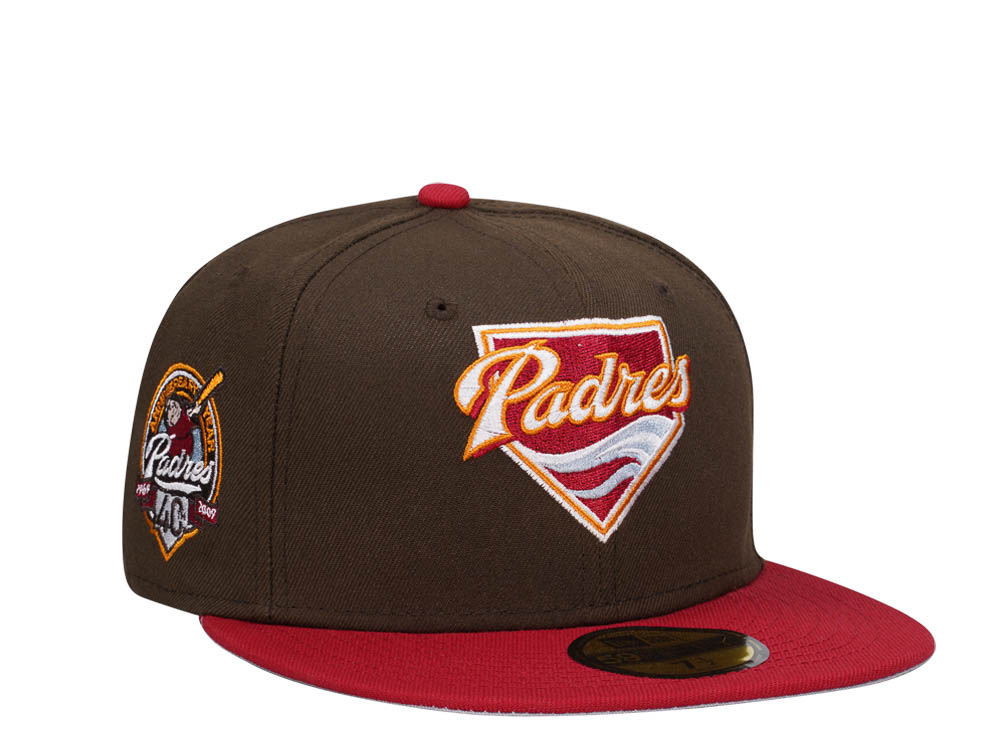 New Era San Diego Padres 40th Anniversary Walnut Two Tone Prime Edition 59Fifty Fitted Casquette