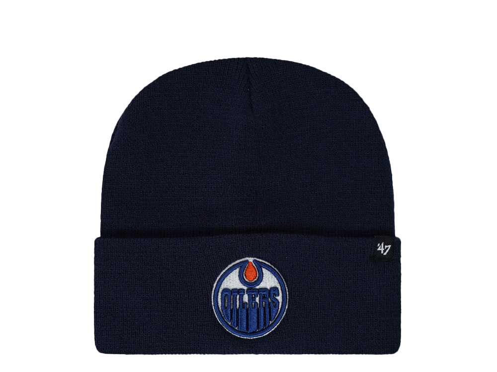 47Brand Edmonton Oilers Light Navy Haymaker Chapeaux