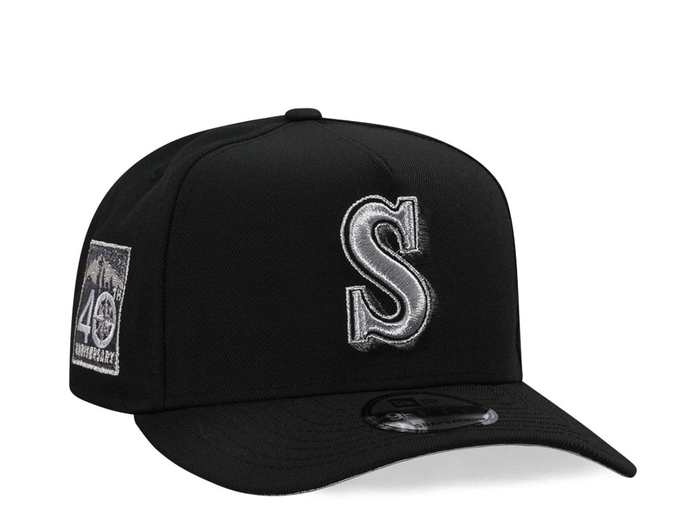 New Era Seattle Mariners 40th Anniversary Metallic Edition A Frame 9Fifty Snapback Casquette