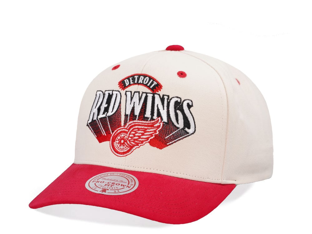 Mitchell & Ness Detroit Red Wings Horizon Two Tone Pro Crown Fit Snapback Casquette