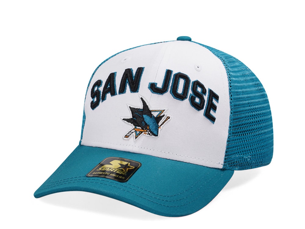 Starter San Jose Sharks Penalty Curved Trucker Snapback Casquette