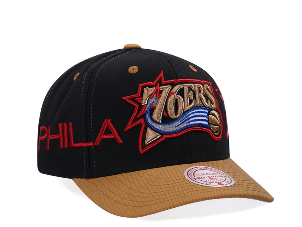 Mitchell & Ness Philadelphia 76ers Hardwood Classic Pro Crown Fit Snapback Casquette