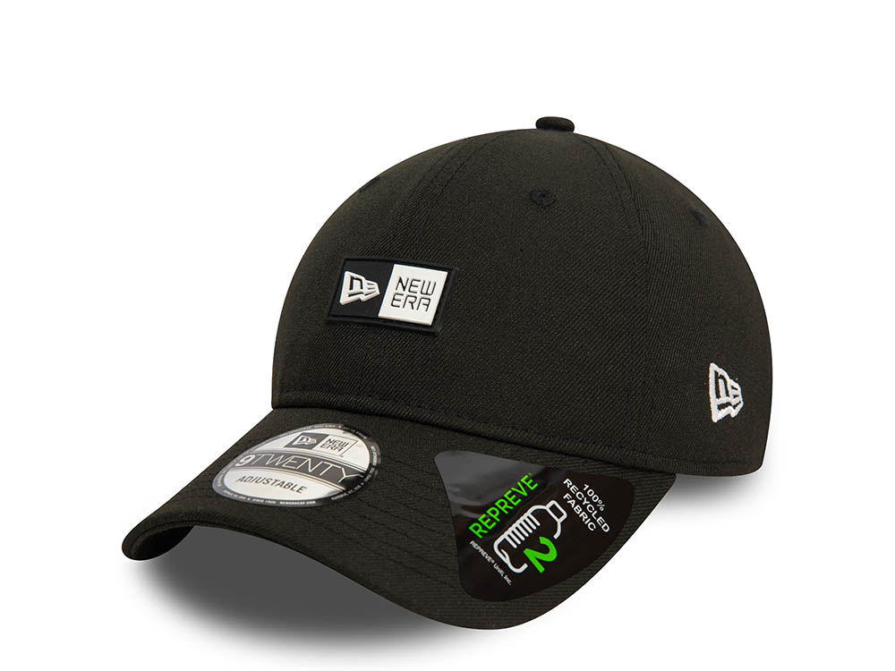 New Era New Era Classic Logo Black and White 9Twenty Strapback Casquette