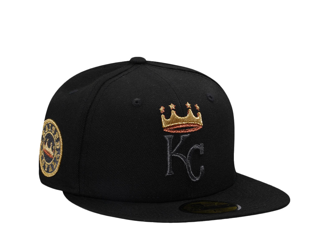 New Era Kansas City Royals Blackout Gold Edition 59Fifty Fitted Casquette