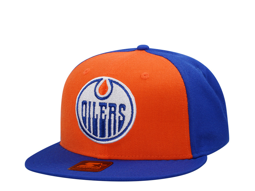 Starter Edmonton Oilers Classic Logo Two Tone Snapback Casquette