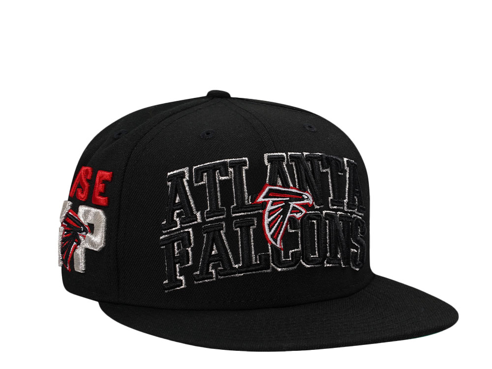 New Era Atlanta Falcons Black Script Prime Edition 59Fifty Fitted Casquette