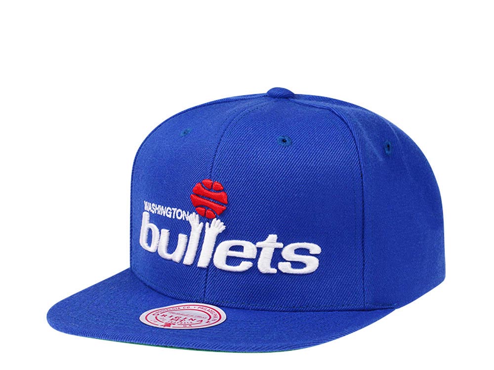 Mitchell & Ness Washington Bullets Hardwood Classics Snapback Casquette