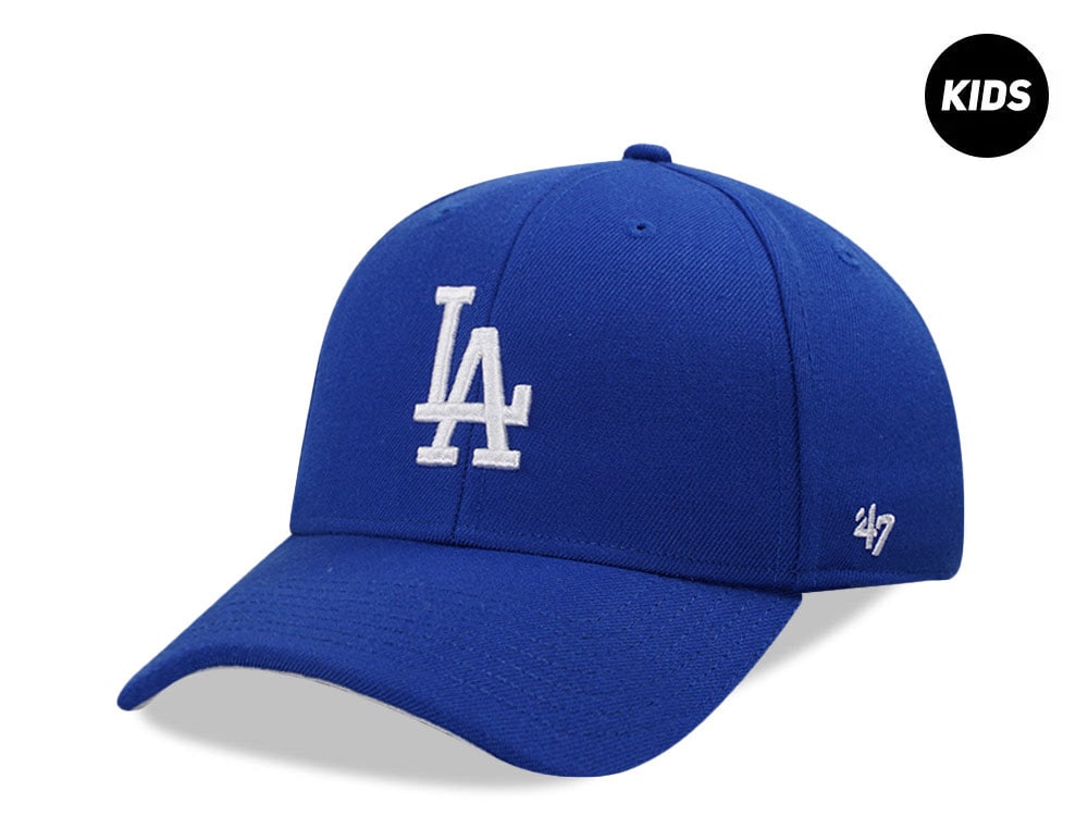 47Brand Los Angeles Dodgers Blue MVP Kids Strapback Casquette