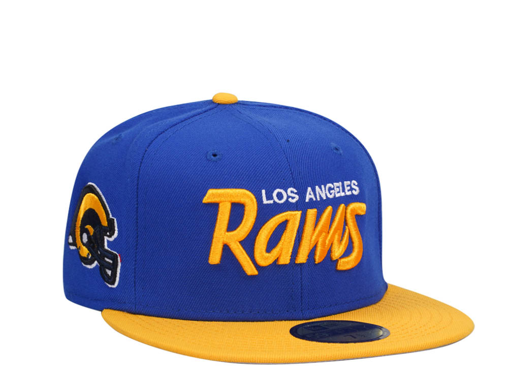 New Era Los Angeles Rams Blue Two Tone Classic Edition 59Fifty Fitted Casquette