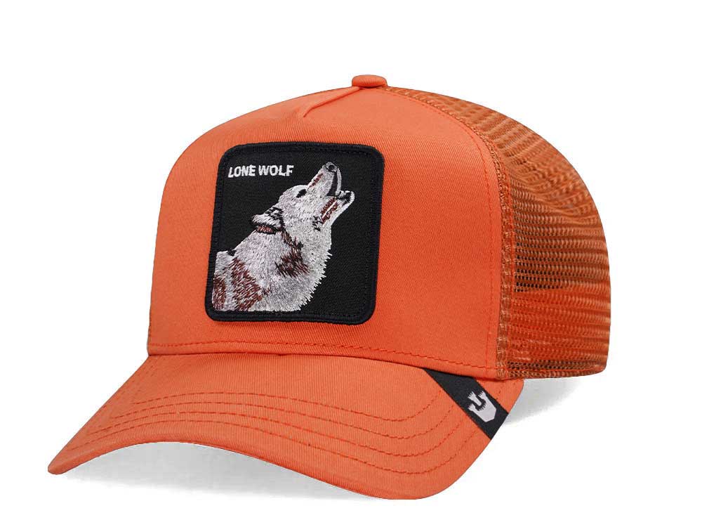 Goorin Bros The Lone Wolf Pumpkin Trucker Snapback Casquette