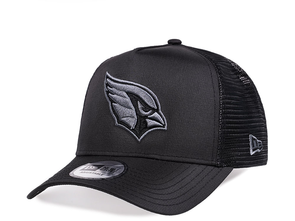 New Era Arizona Cardinals Gunmetal Gray Ripstop Edition A Frame Trucker Snapback Casquette