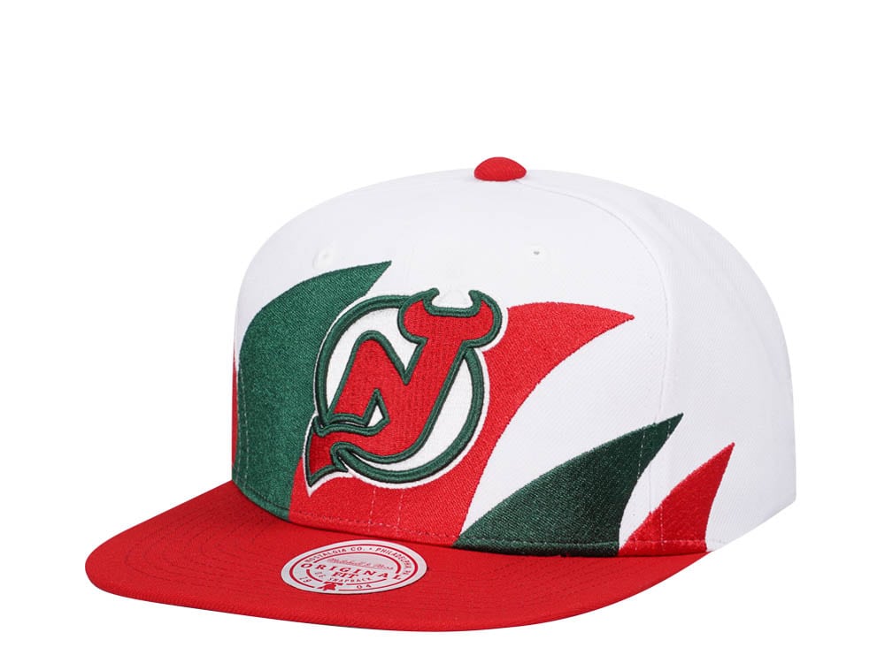 Mitchell & Ness New Jersey Devils Vintage Sharktooth Snapback Casquette