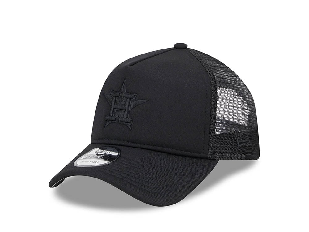 New Era Houston Astros All Day Black Edition 9Forty Trucker Snapback Casquette