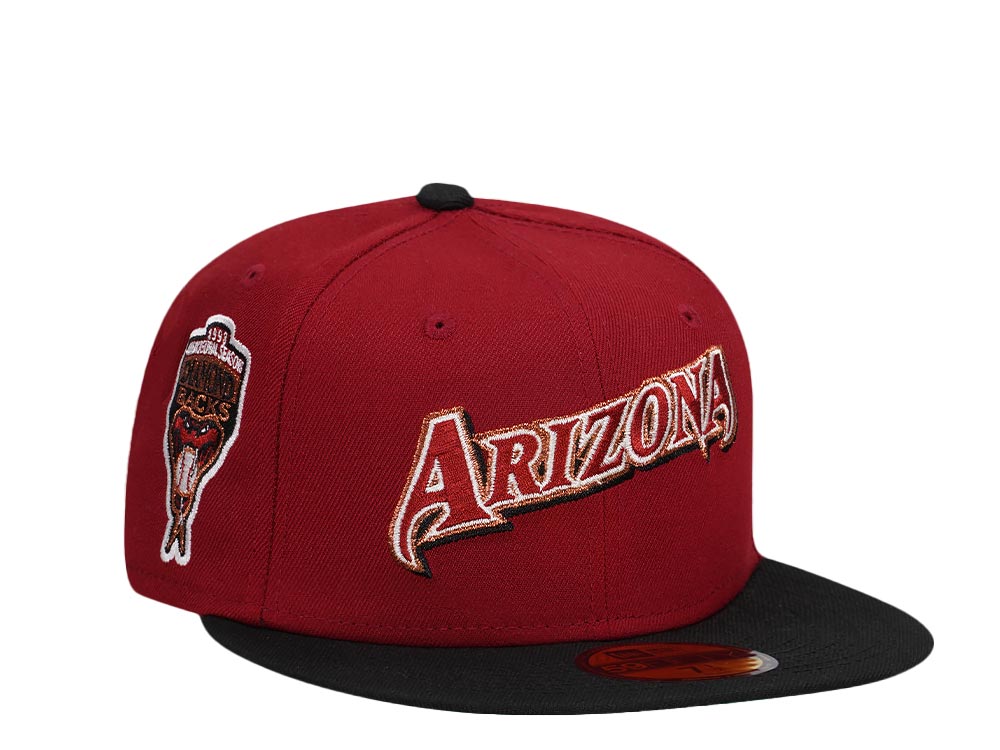 New Era Arizona Diamondbacks Inaugural Season 1998 Brick Copper Two Tone Throwback Edition 59Fifty Fitted Casquette