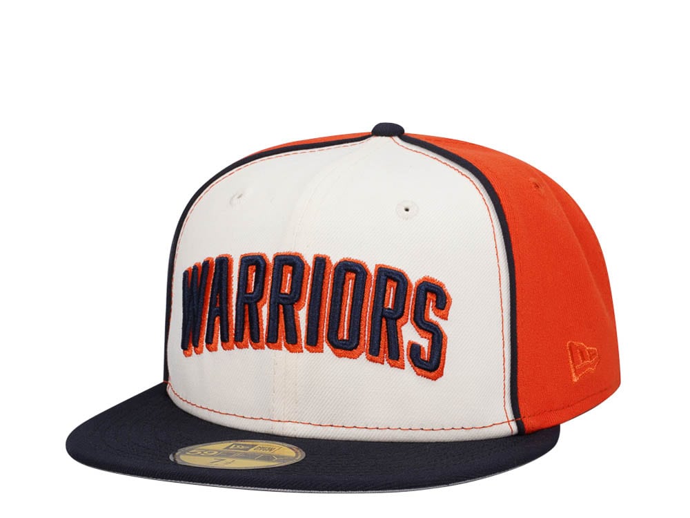 New Era Golden State Warriors Chrome Black Orange Two Tone Edition 59Fifty Fitted Casquette