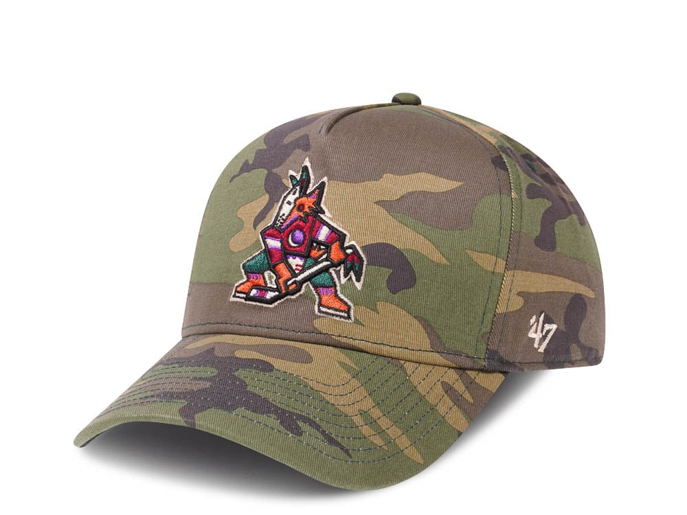 47Brand Arizona Coyotes Camo Grove Classic Snapback Casquette