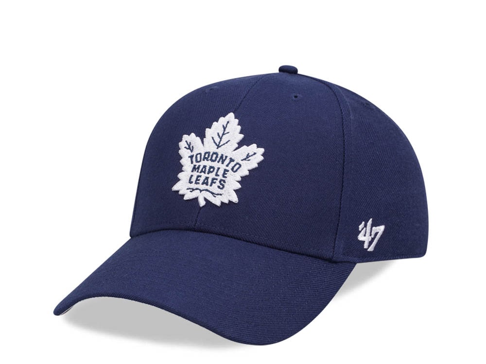 47Brand Toronto Maple Leafs Light Navy Black Ballpark Snapback Casquette